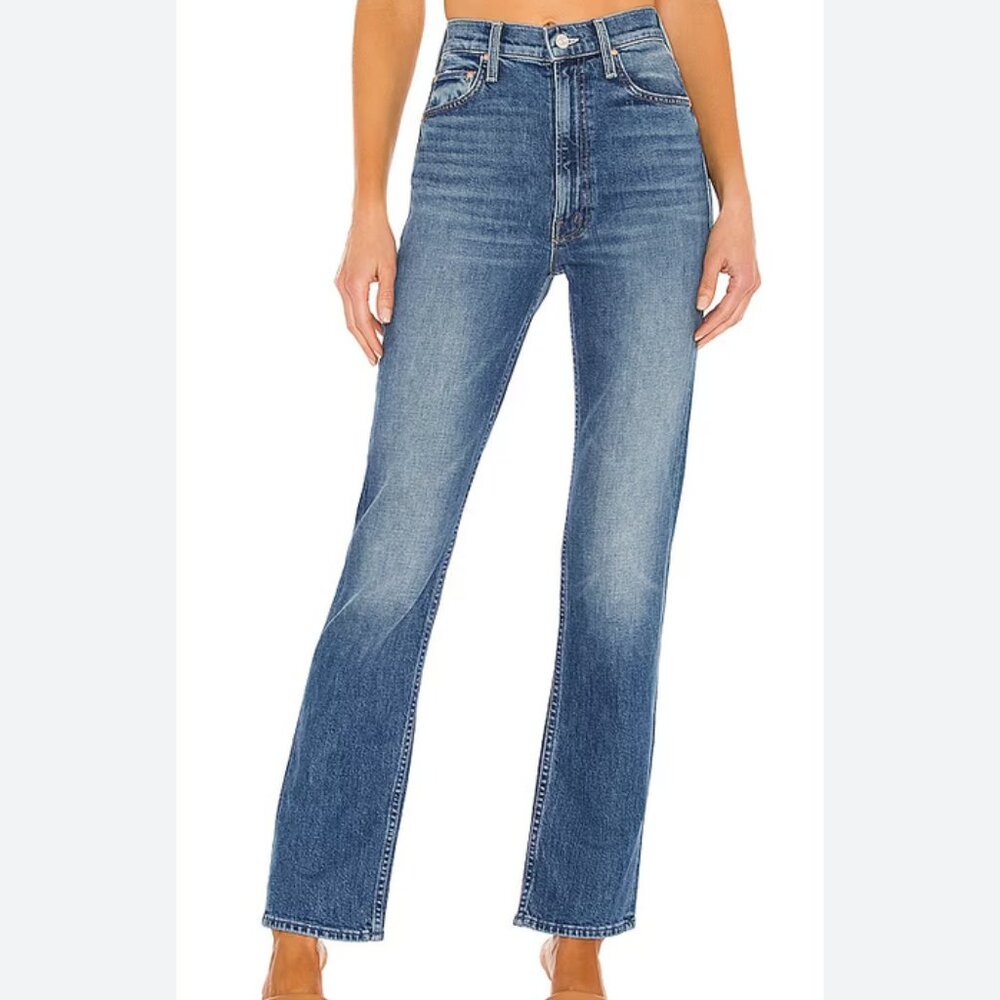 Mother Jeans High Waisted Rider Skimp Jeans in Cowboys Don't Cry Sz. 27